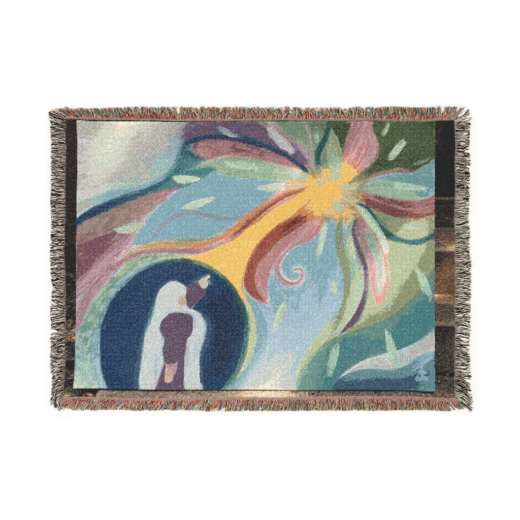 God Art by JL woven blanket : "Let There Be Light!"