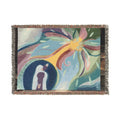 God Art by JL woven blanket : "Let There Be Light!"