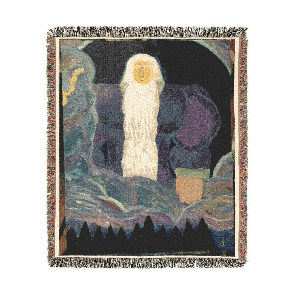 God Art by JL woven blanket : The Witness of God