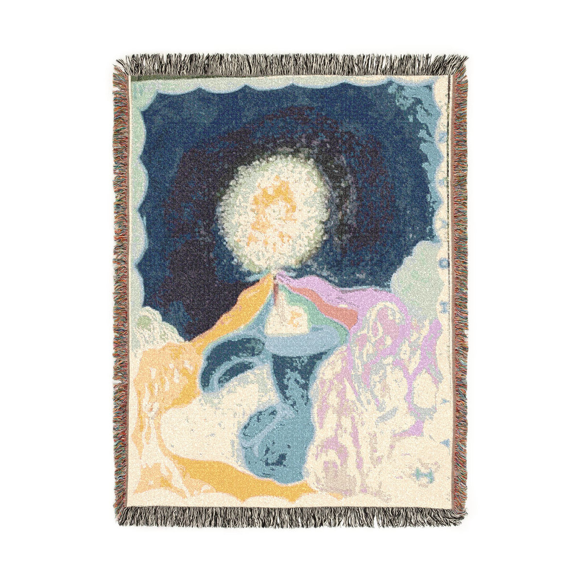 God Art by JL woven blanket : The Artist of All There Is
