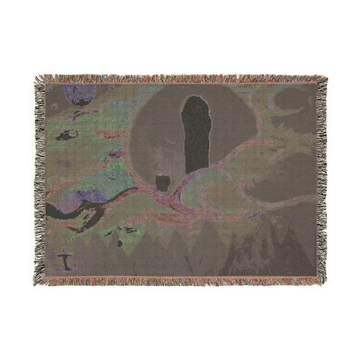 God Art by JL woven blanket : The Vision of God Almighty