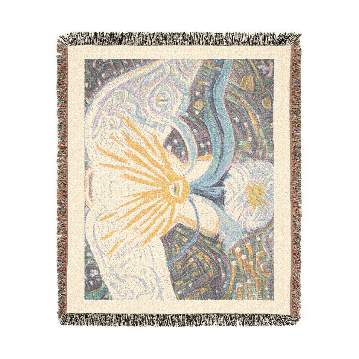 God Art by JL woven blanket : Starting the Star Map
