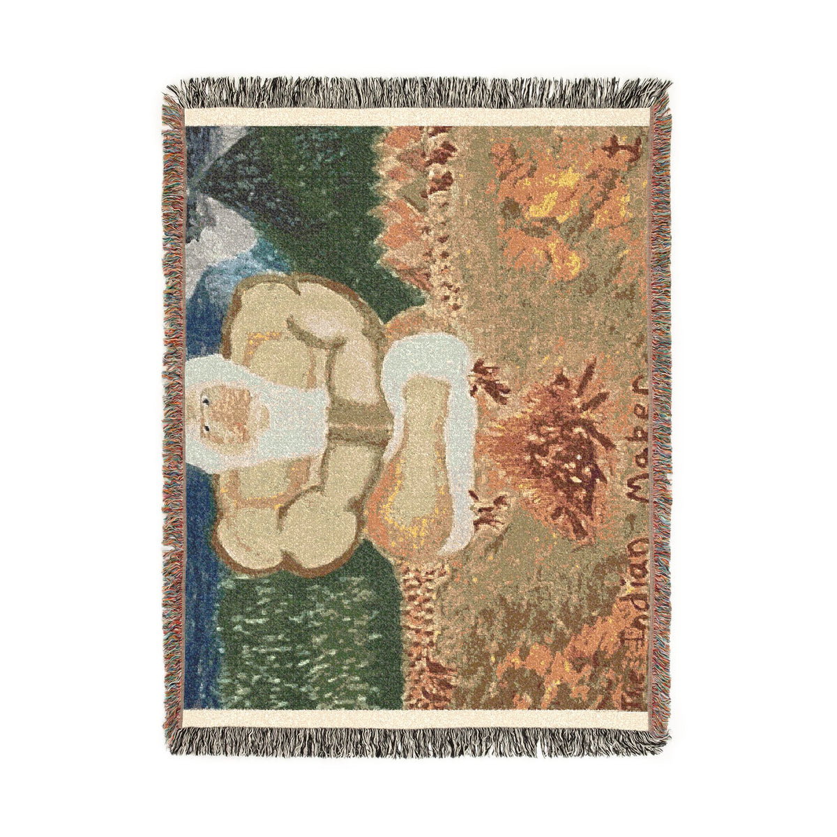 God Art by JL woven blanket : The Indian Maker
