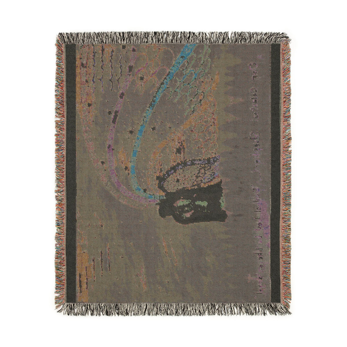 God Art by JL woven blanket : Our Celestial Shepherd