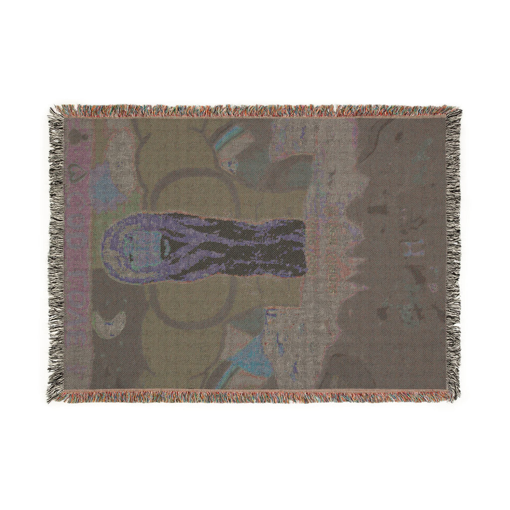 God Art by JL woven blanket : Give God A New Chance