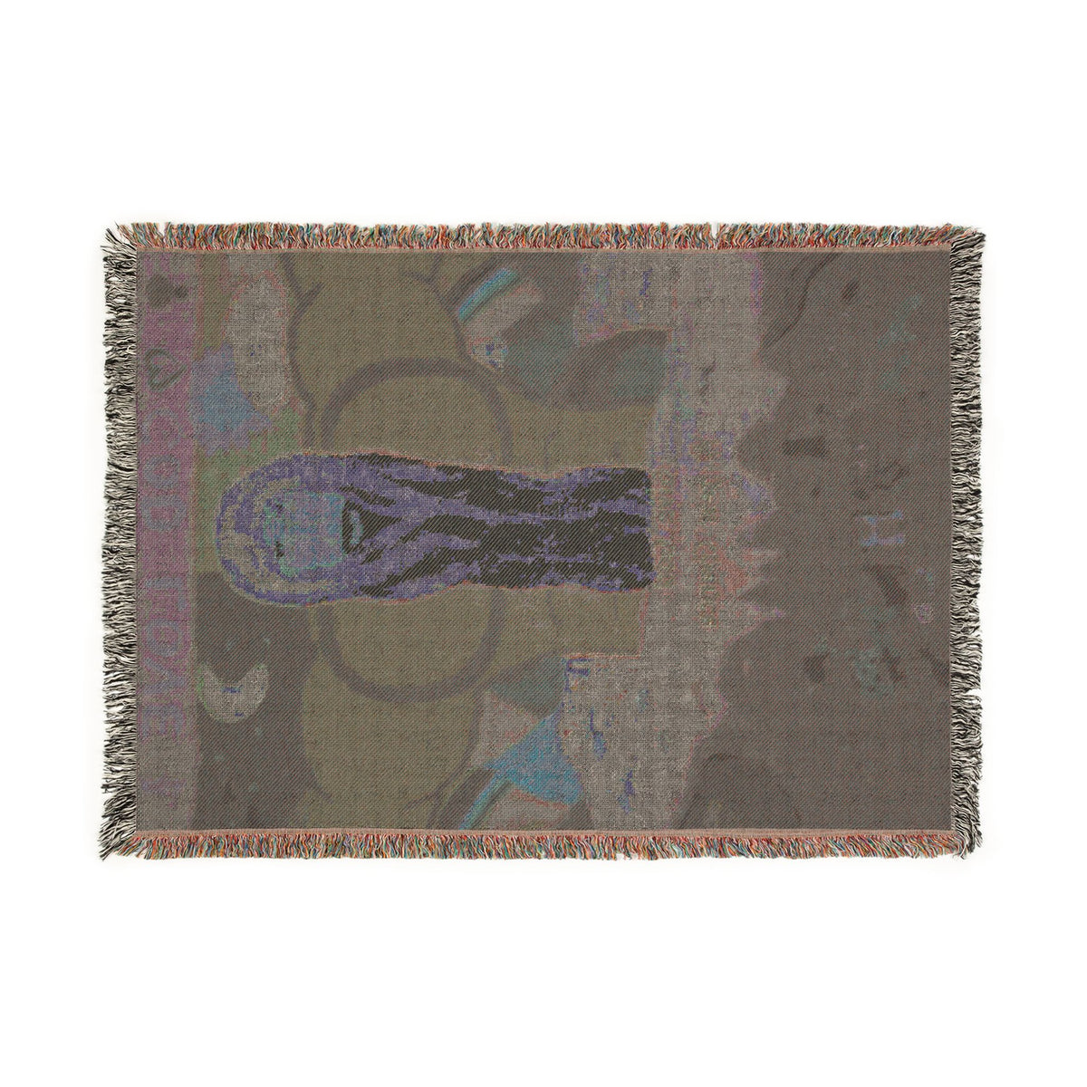 God Art by JL woven blanket : Give God A New Chance