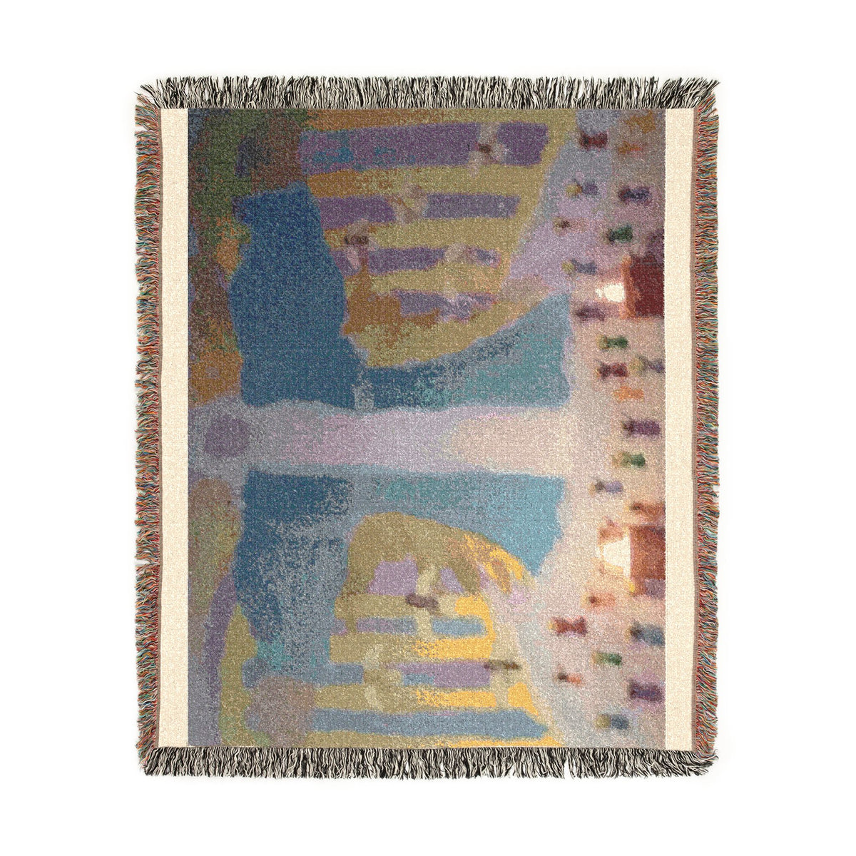God Art by JL woven blanket : Open thy Gates Oh Lord