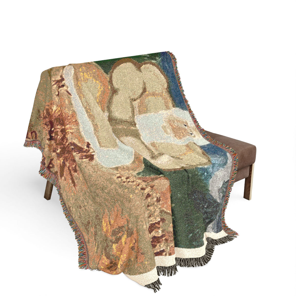 God Art by JL woven blanket : The Indian Maker