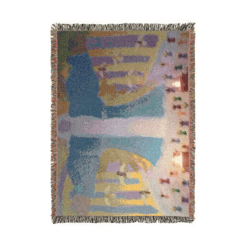 God Art by JL woven blanket : Open thy Gates Oh Lord