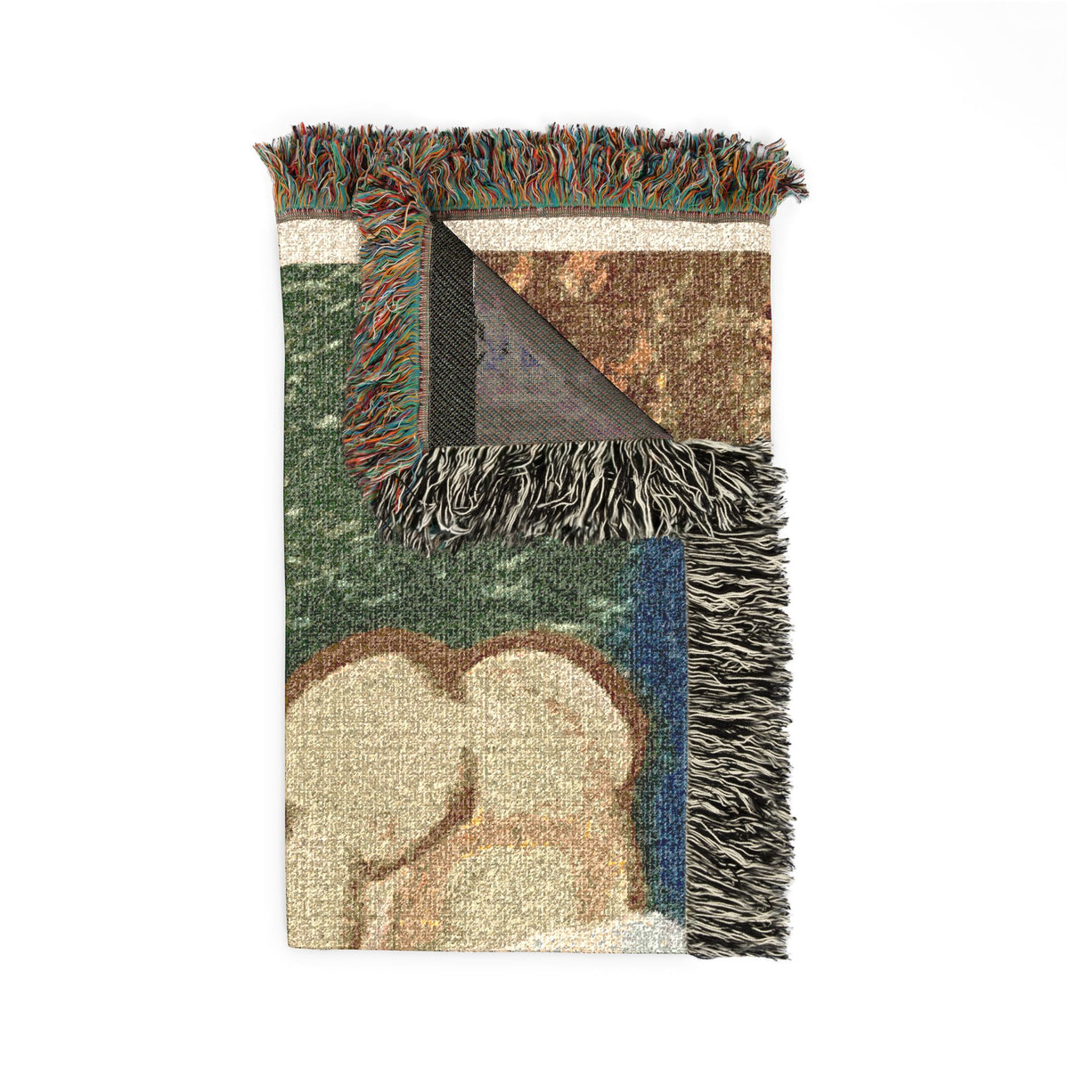 God Art by JL woven blanket : The Indian Maker
