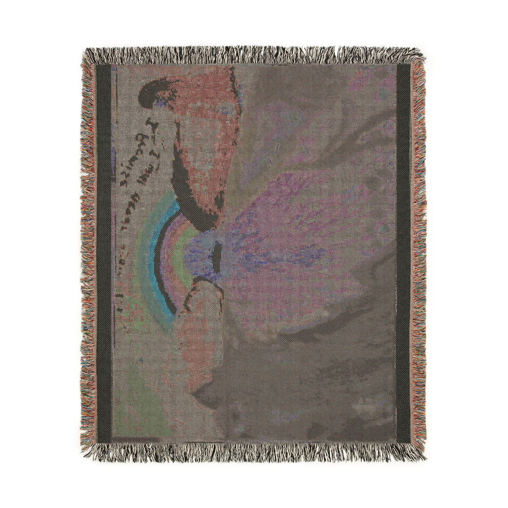 God Art by JL woven blanket : Noah's Ark and The Promise of God