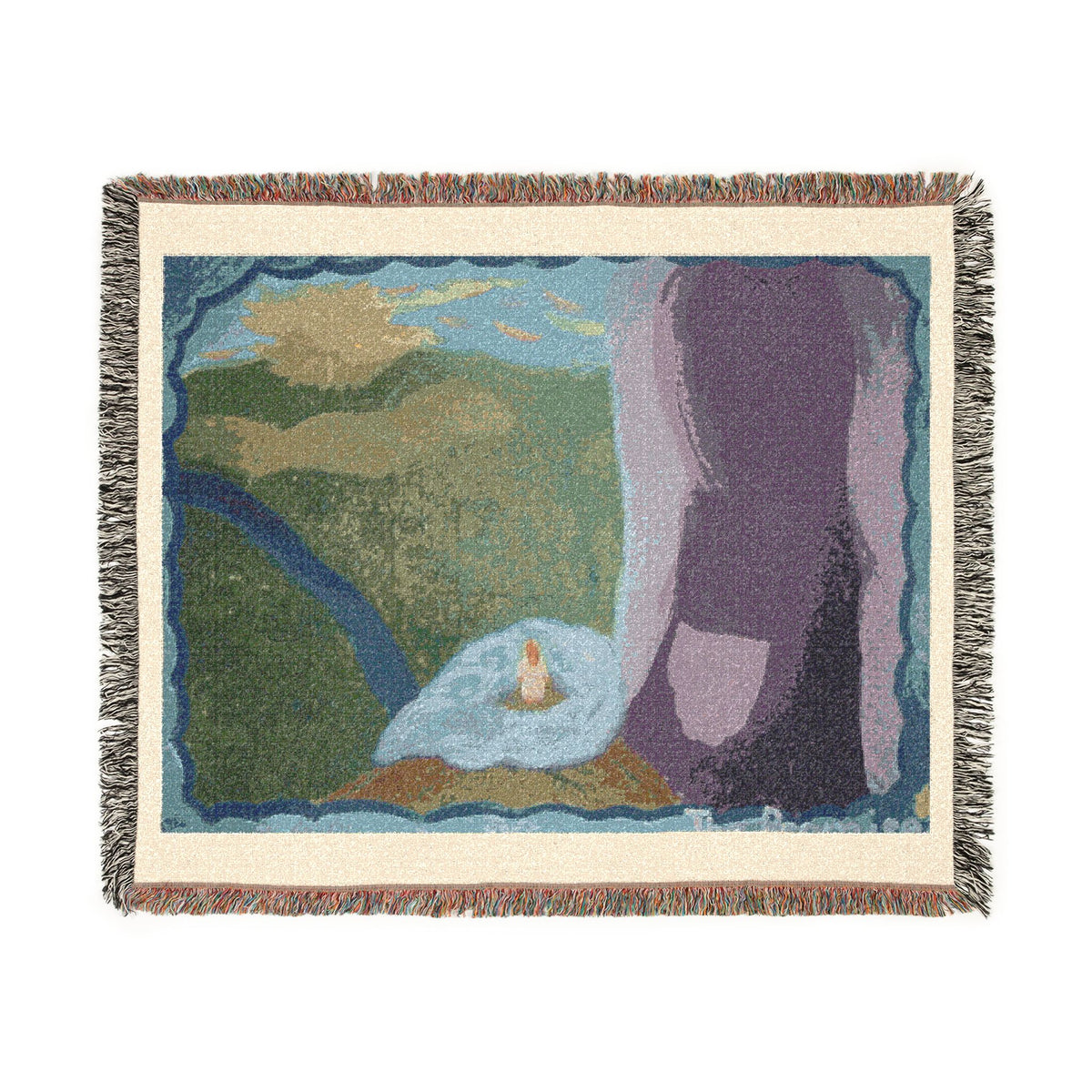 God Art by JL woven blanket : The Promise after life