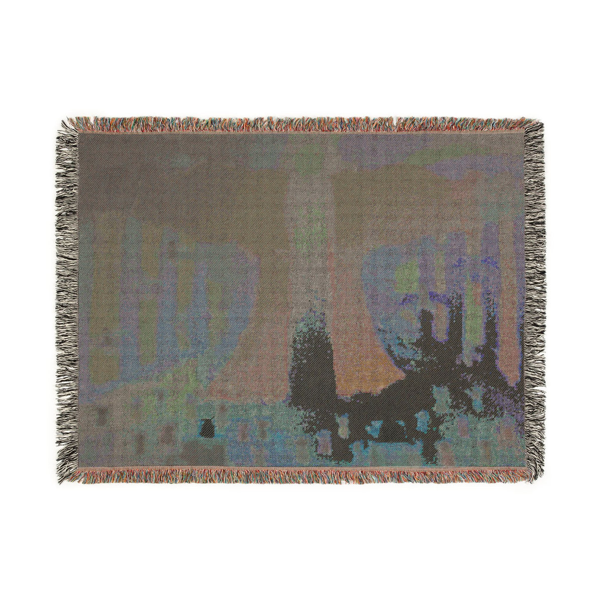 God Art by JL woven blanket : Open thy Gates Oh Lord
