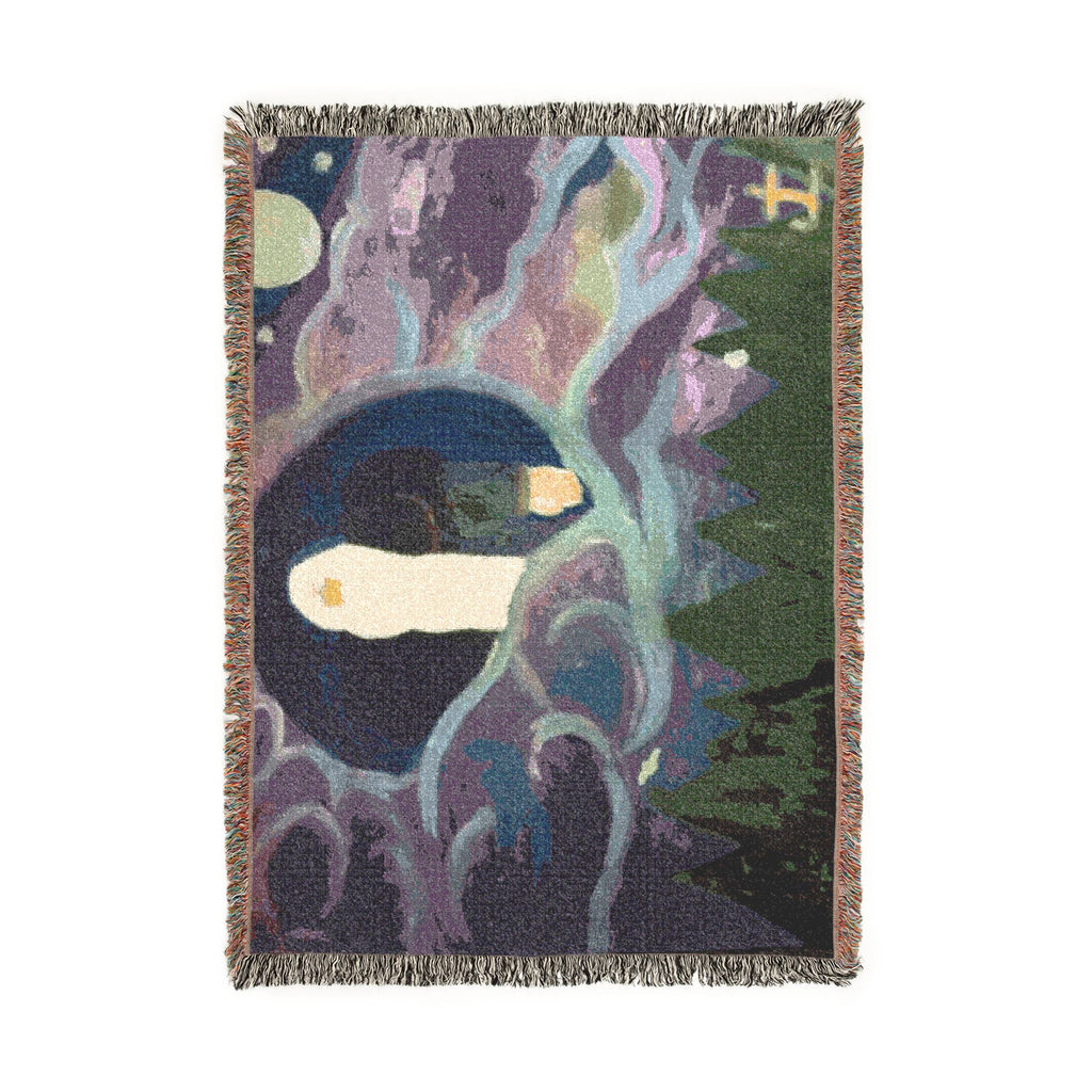 God Art by JL woven blanket : The Vision of God Almighty