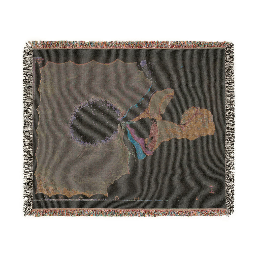 God Art by JL woven blanket : The Artist of All There Is