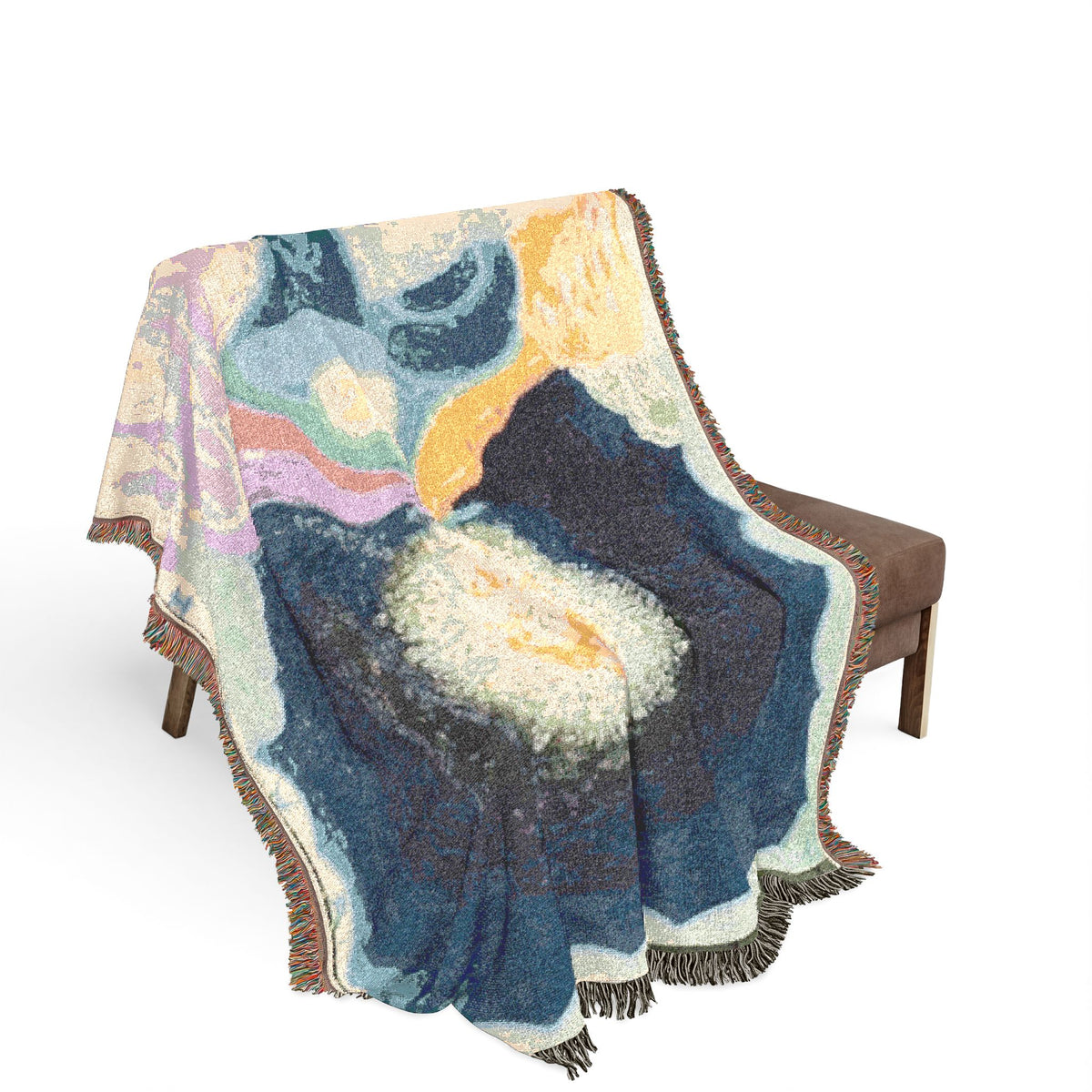 God Art by JL woven blanket : The Artist of All There Is