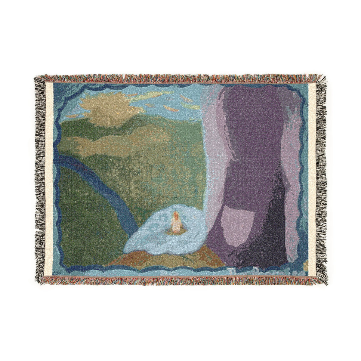 God Art by JL woven blanket : The Promise after life