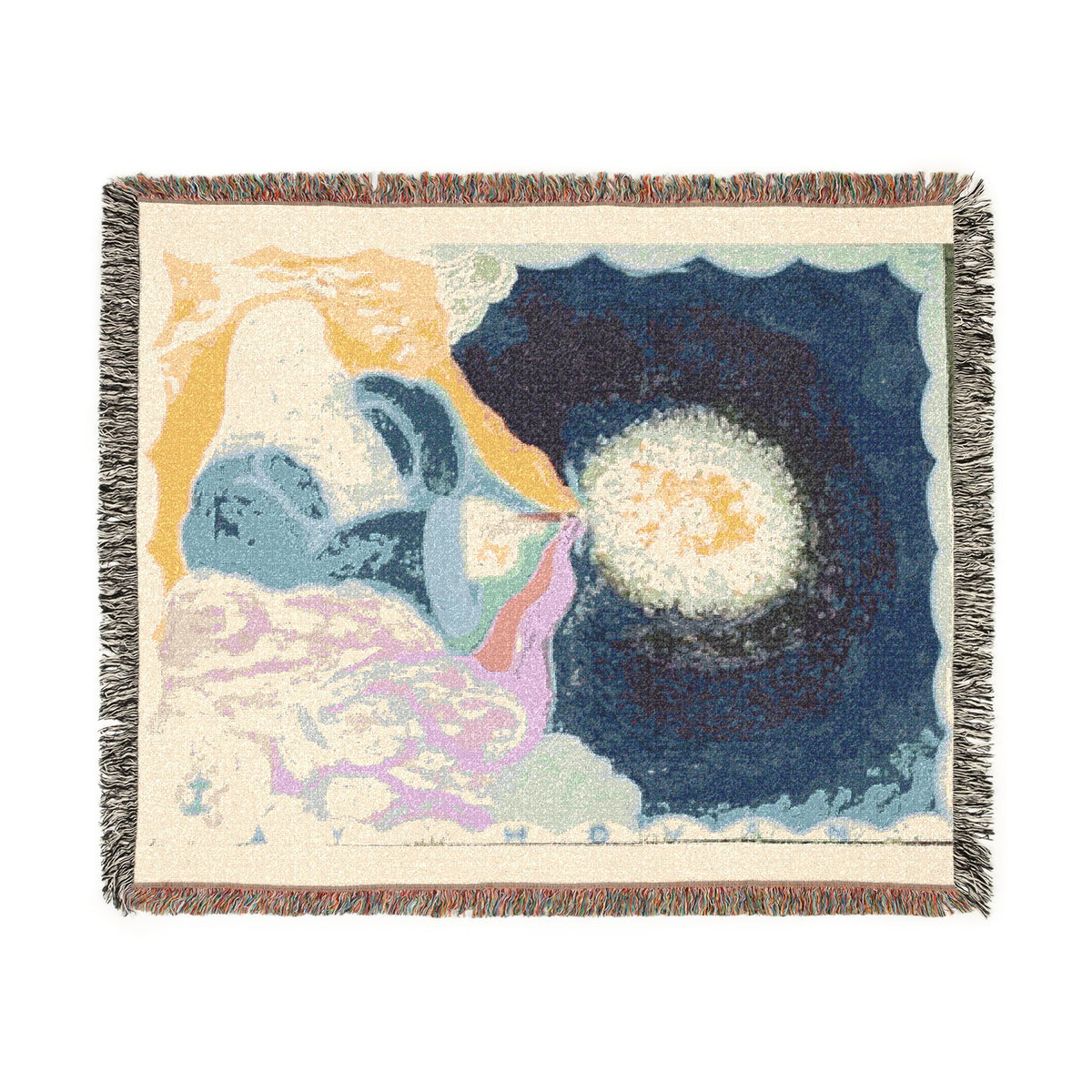God Art by JL woven blanket : The Artist of All There Is