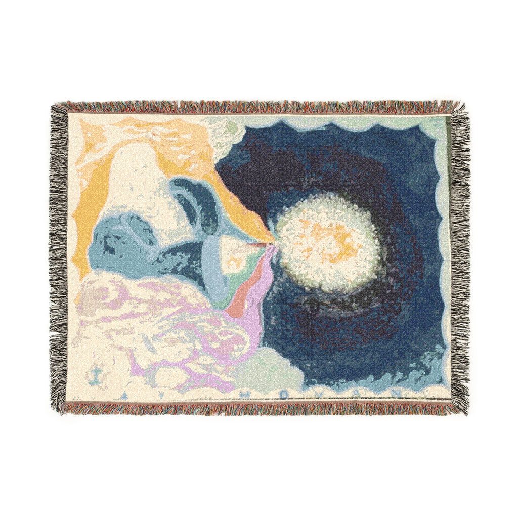 God Art by JL woven blanket : The Artist of All There Is