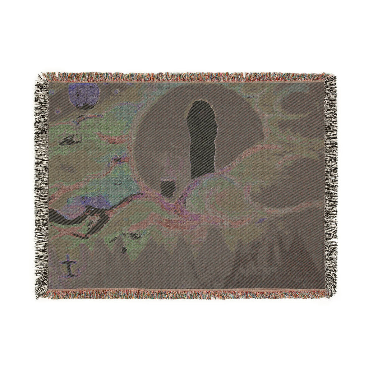 God Art by JL woven blanket : The Vision of God Almighty