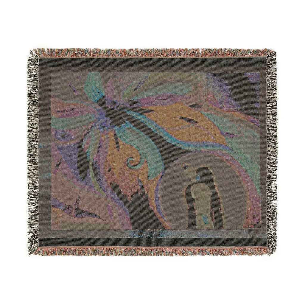 God Art by JL woven blanket : "Let There Be Light!"
