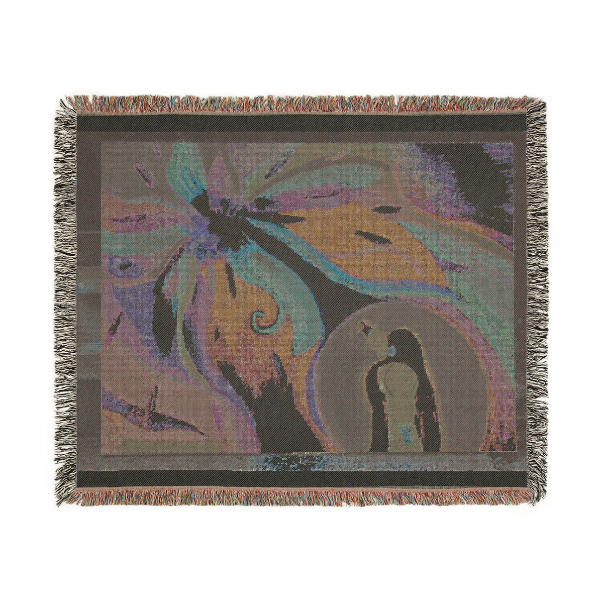 God Art by JL woven blanket : "Let There Be Light!"