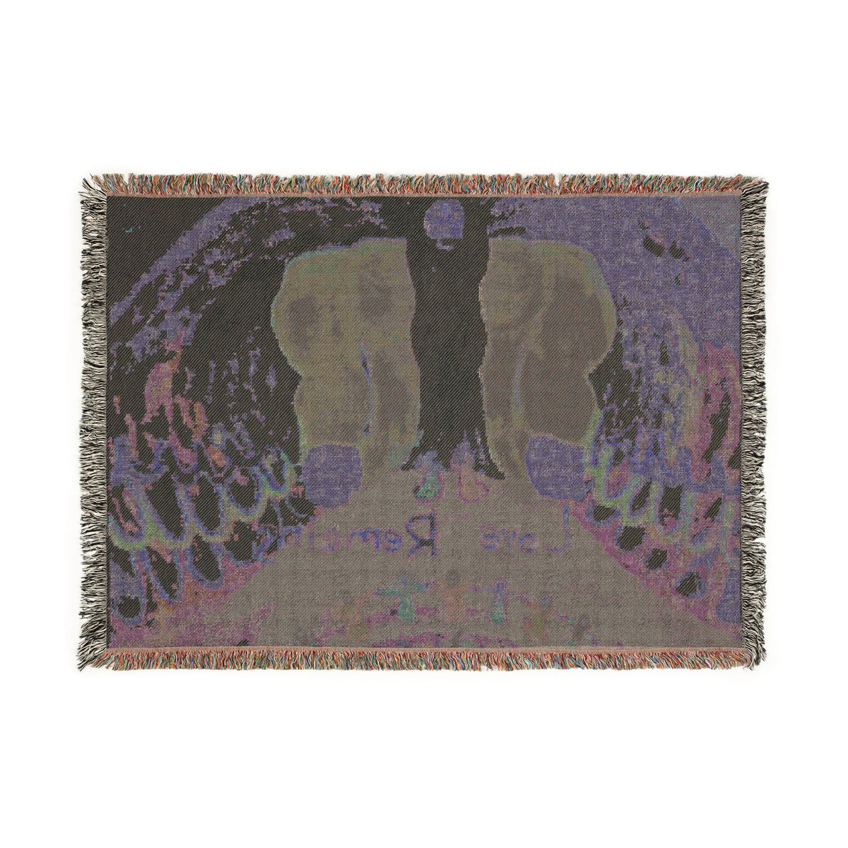 God Art by JL woven blanket : Love Remains