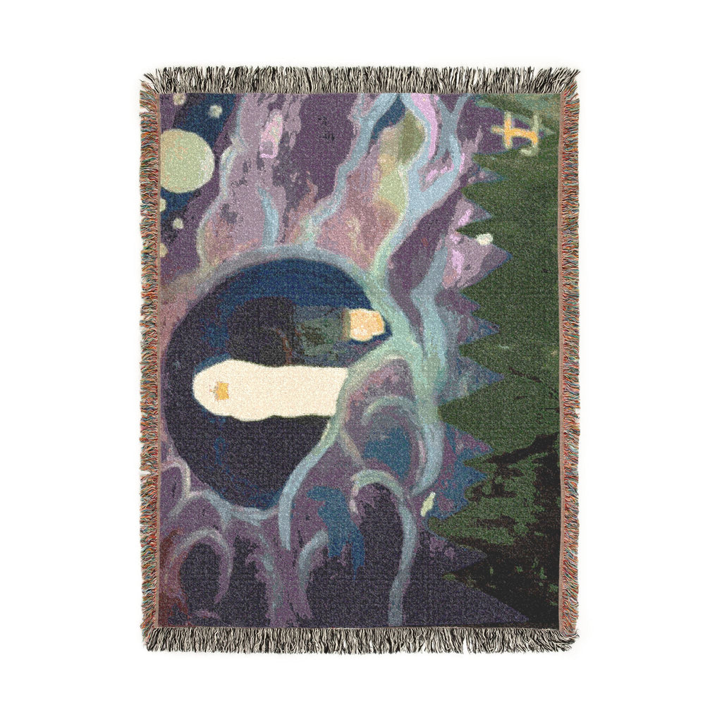 God Art by JL woven blanket : The Vision of God Almighty