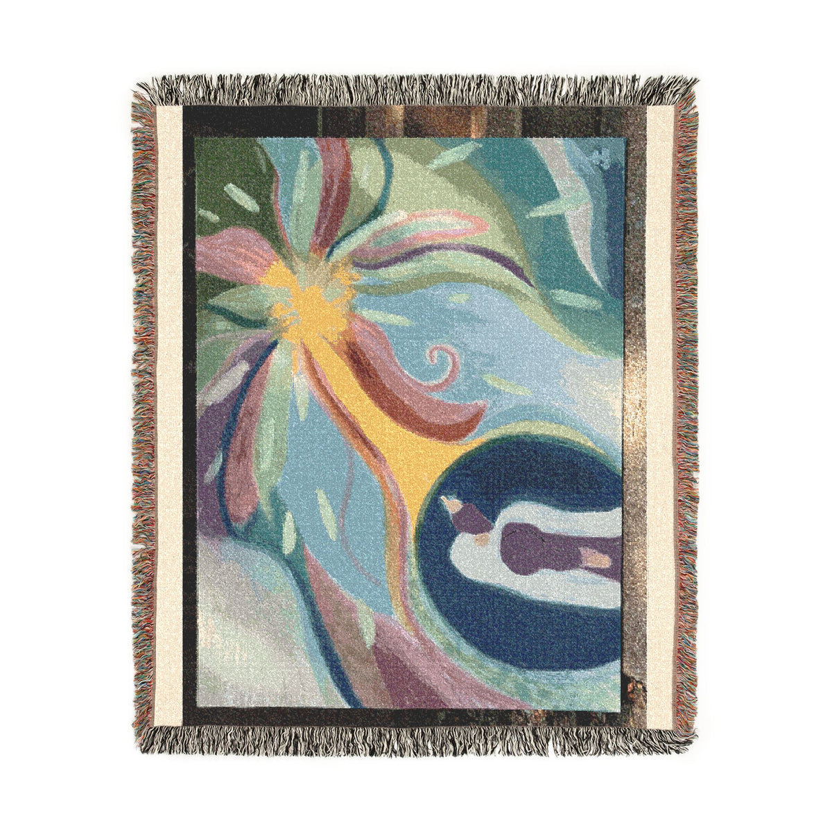 God Art by JL woven blanket : "Let There Be Light!"