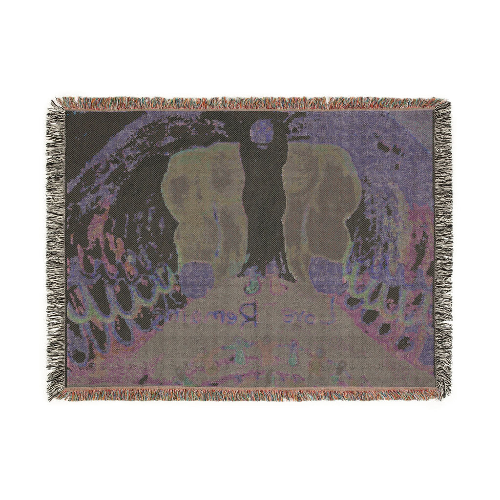 God Art by JL woven blanket : Love Remains