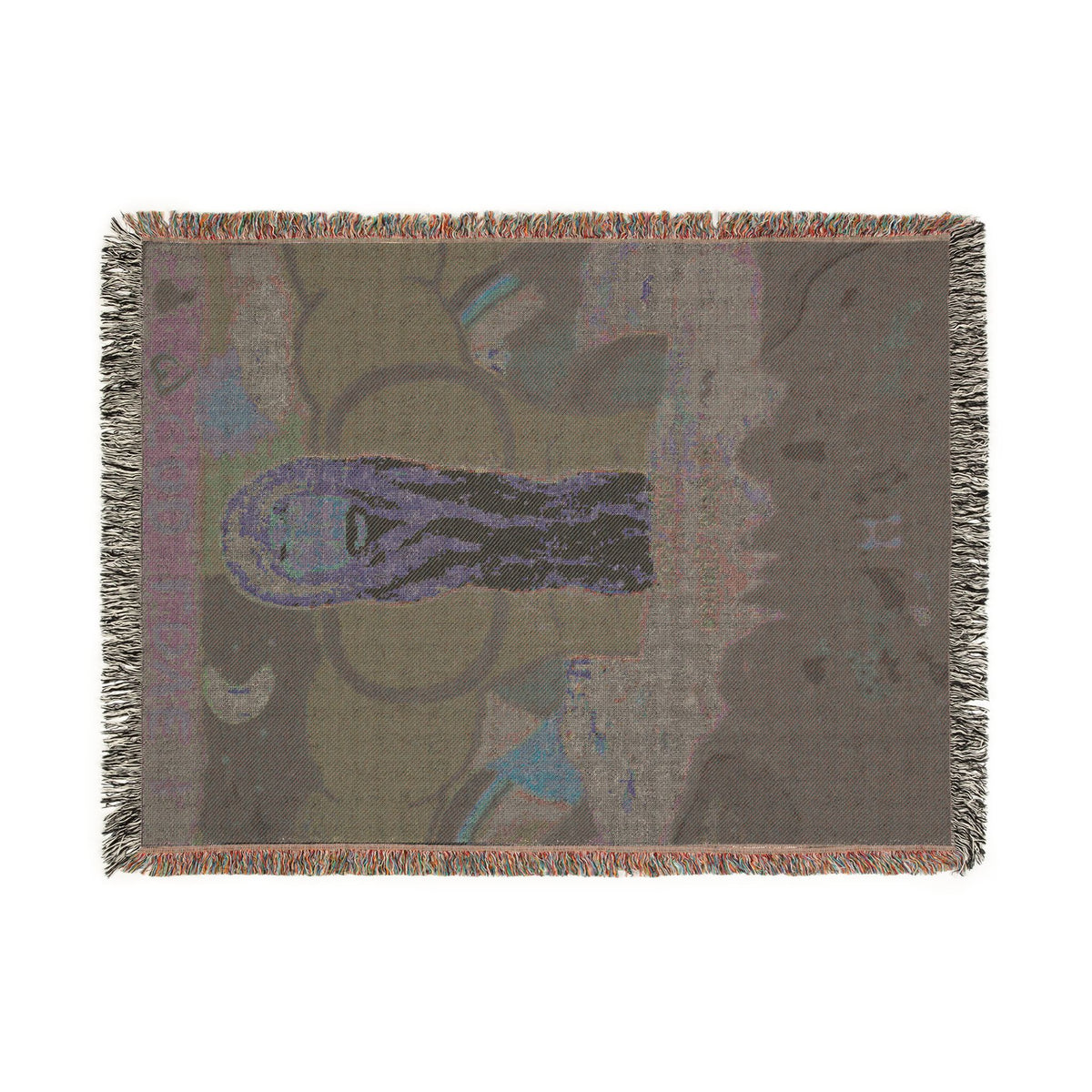 God Art by JL woven blanket : Give God A New Chance