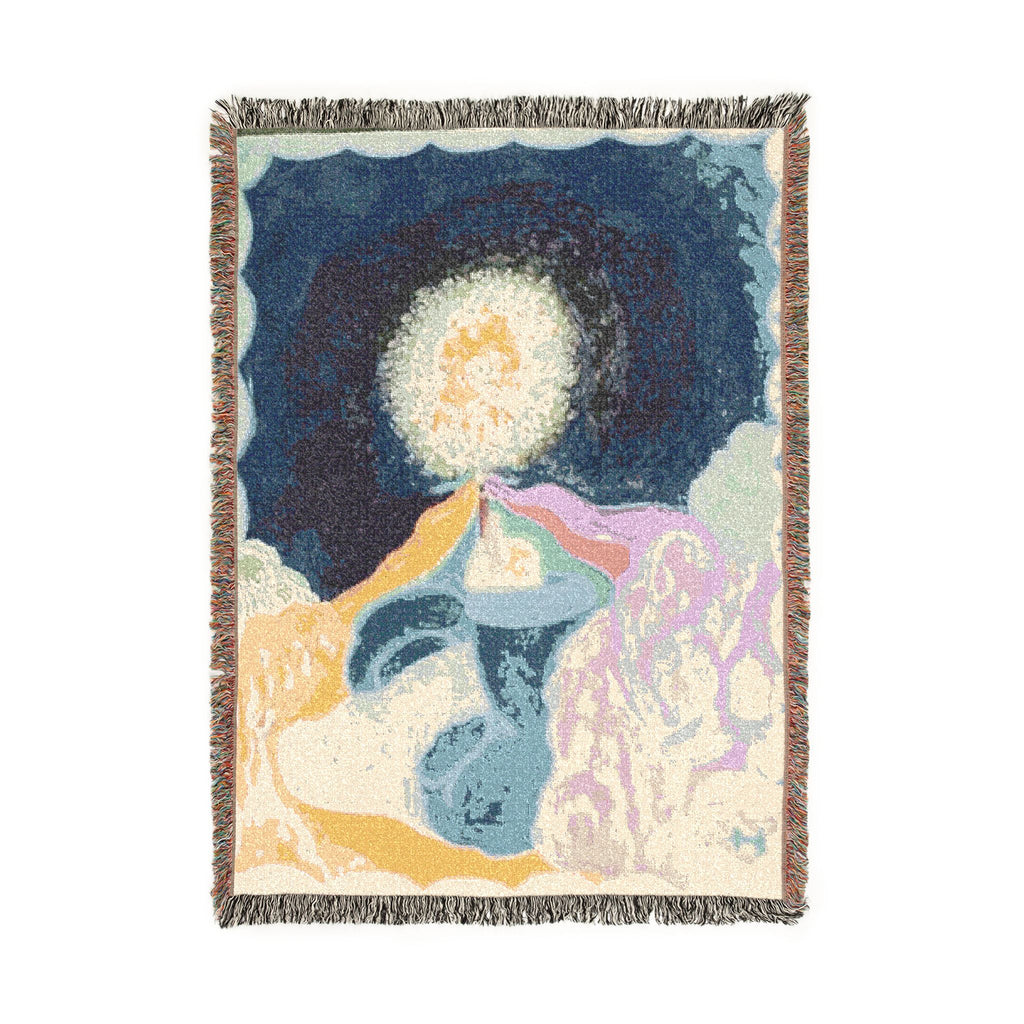 God Art by JL woven blanket : The Artist of All There Is
