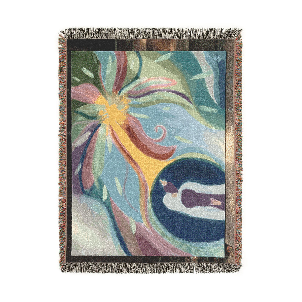 God Art by JL woven blanket : "Let There Be Light!"