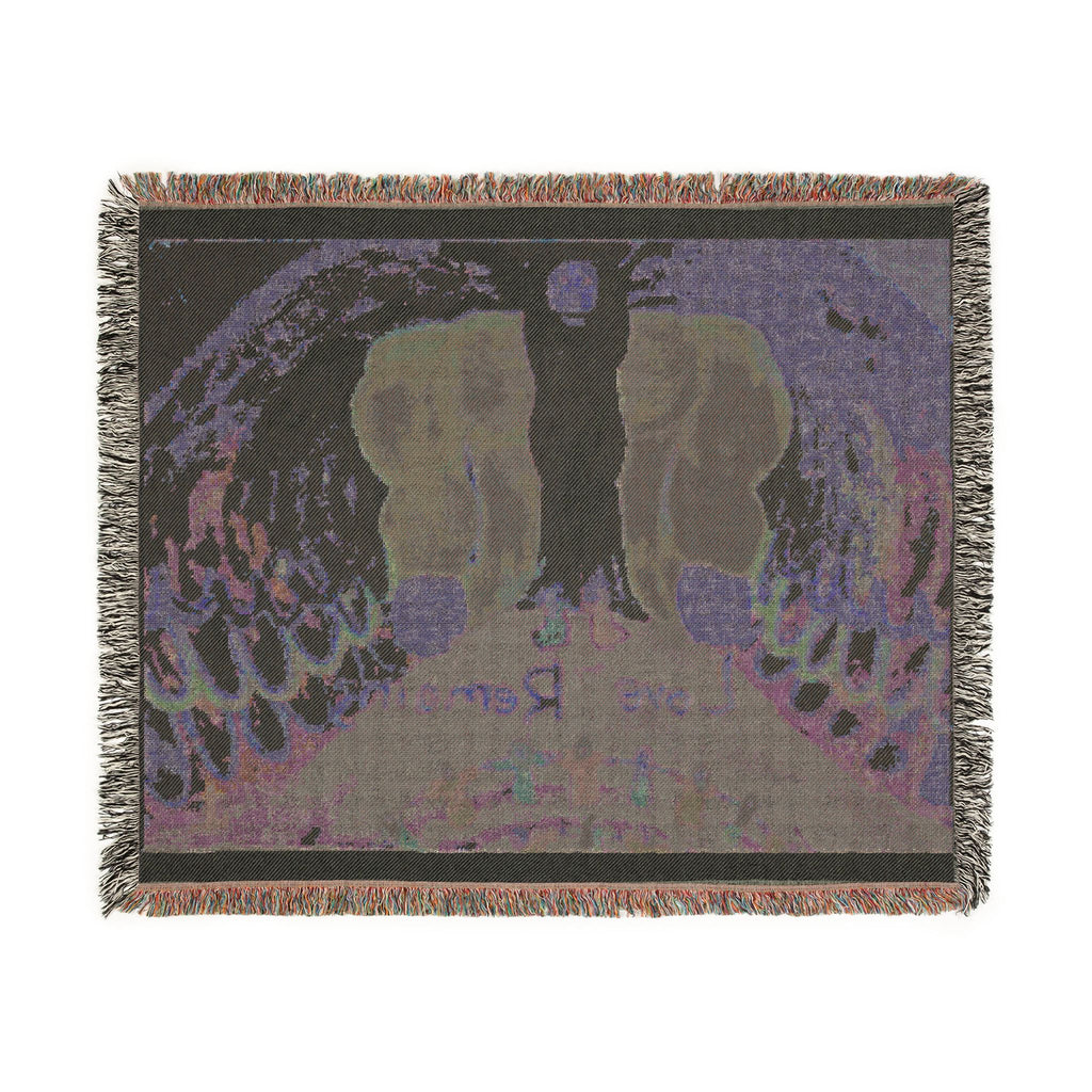 God Art by JL woven blanket : Love Remains