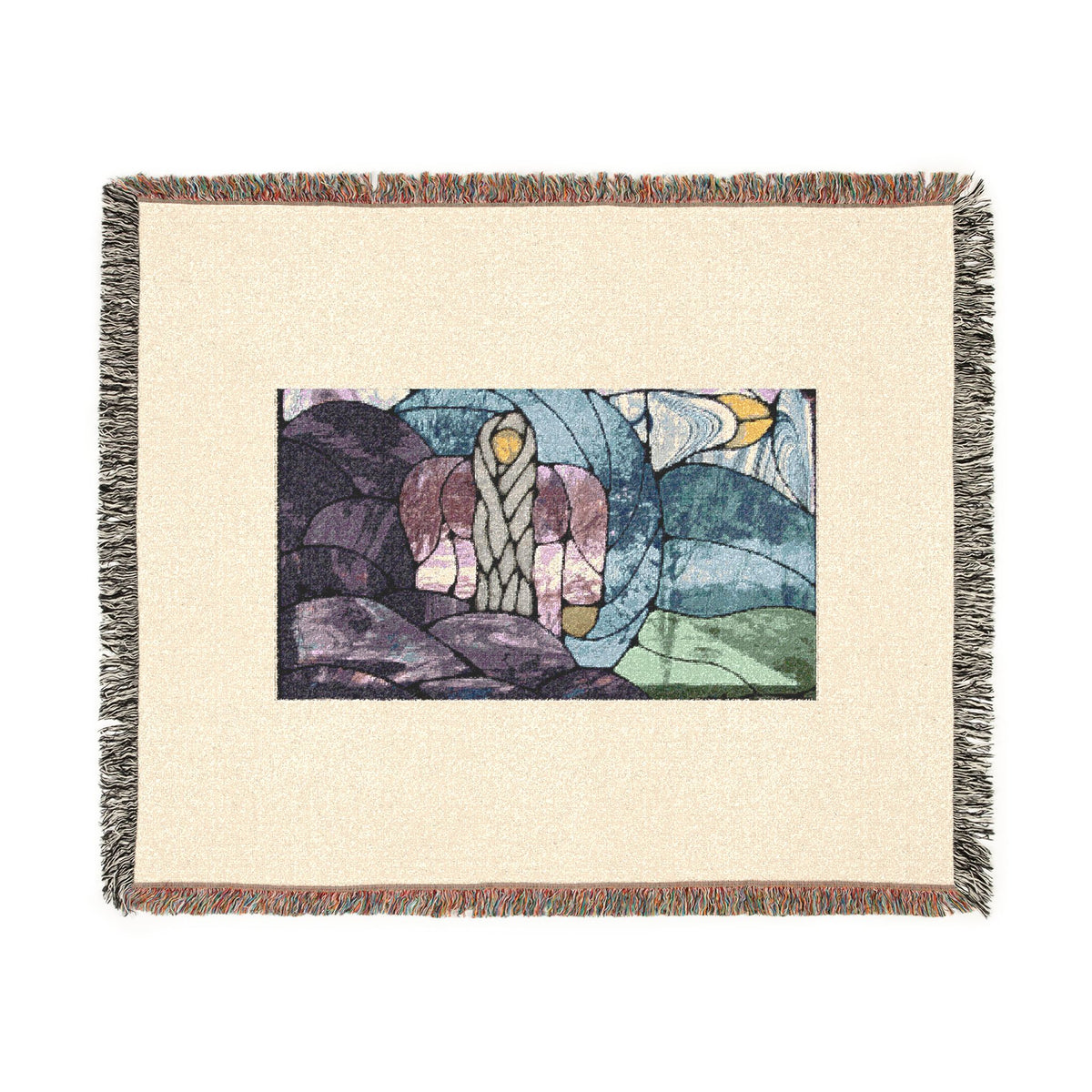 God Art by JL woven blanket