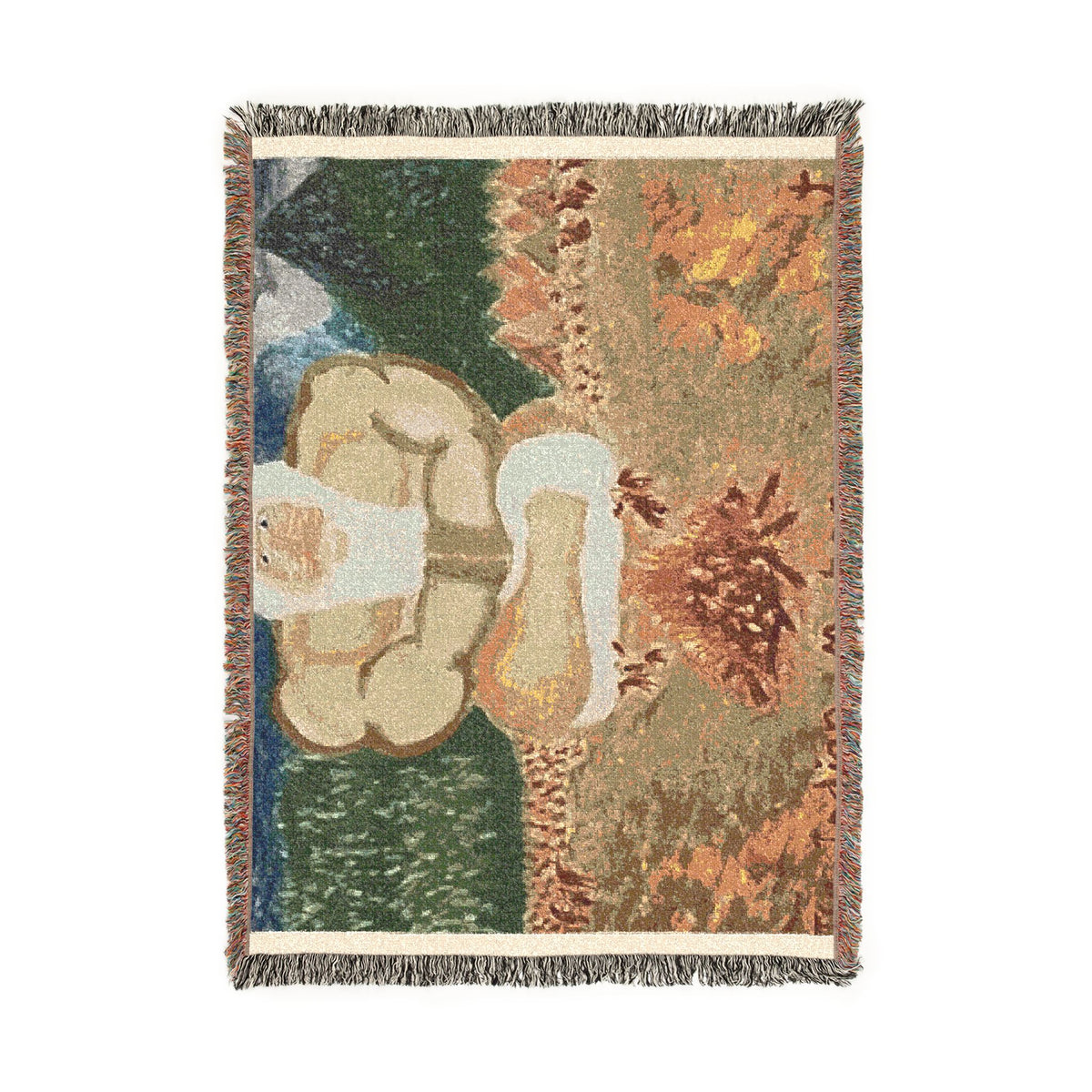 God Art by JL woven blanket : The Indian Maker