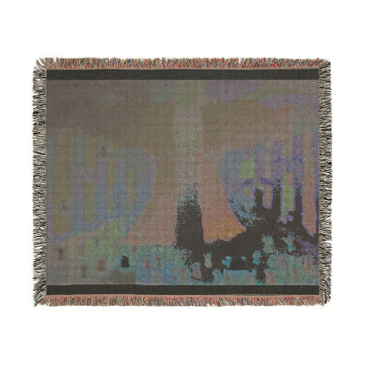 God Art by JL woven blanket : Open thy Gates Oh Lord