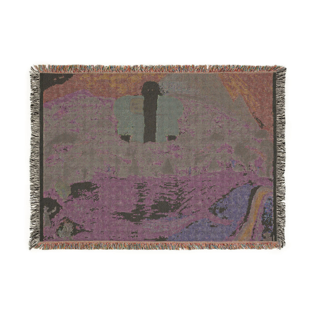 God Art by JL woven blanket  "The giant in the forest"