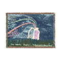 God Art by JL woven blanket : Our Celestial Shepherd