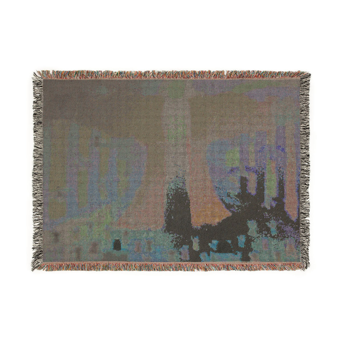 God Art by JL woven blanket : Open thy Gates Oh Lord