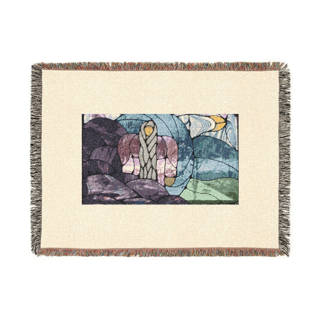 God Art by JL woven blanket