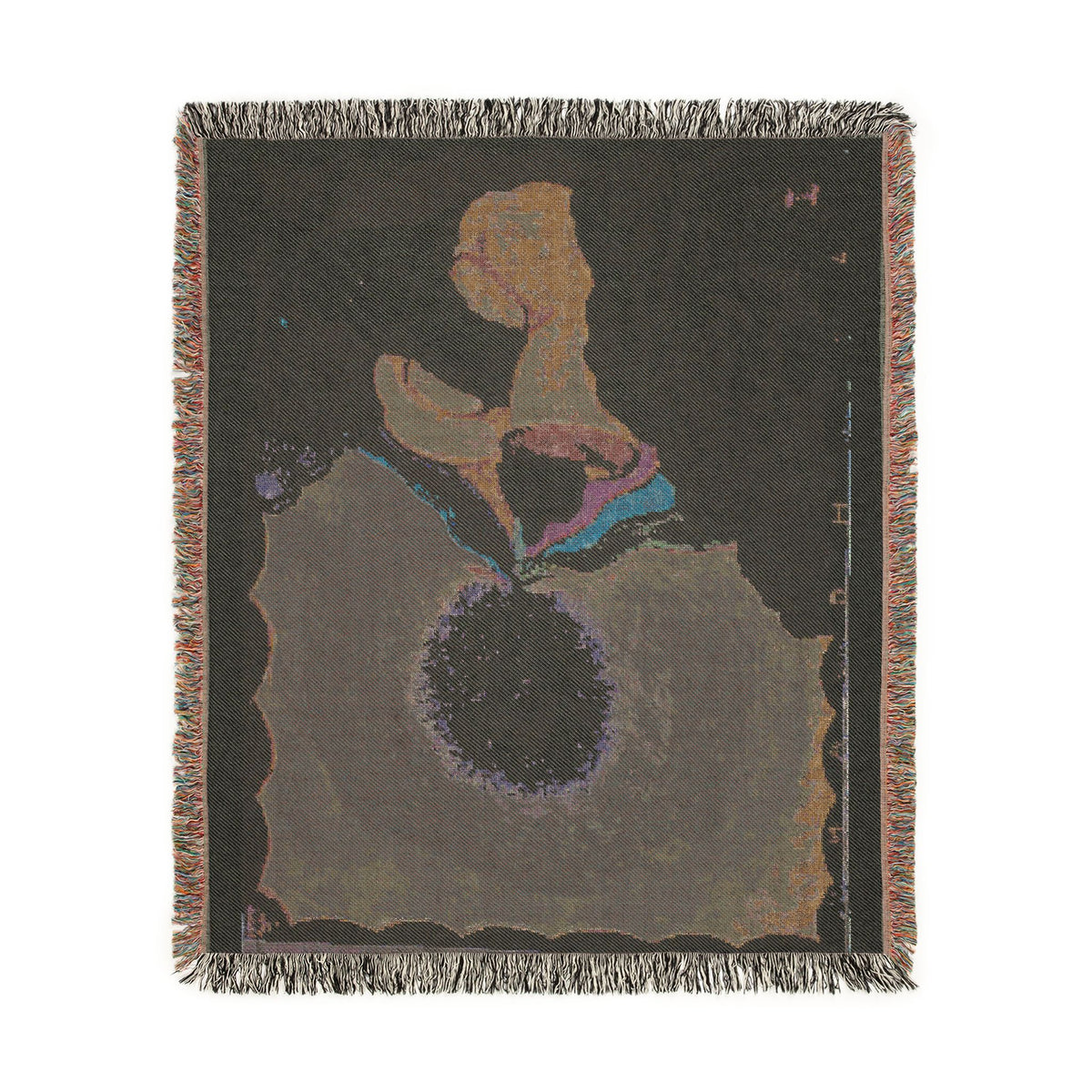God Art by JL woven blanket : The Artist of All There Is