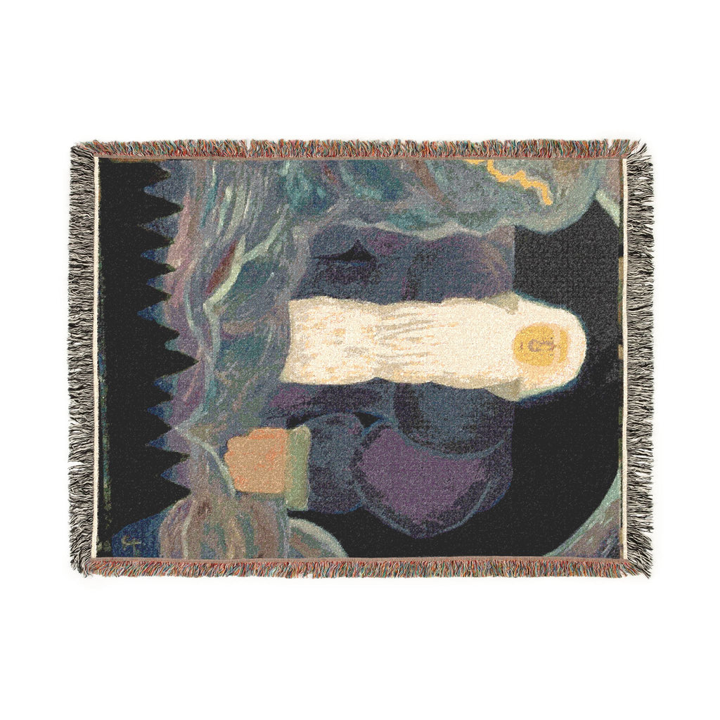 God Art by JL woven blanket : The Witness of God