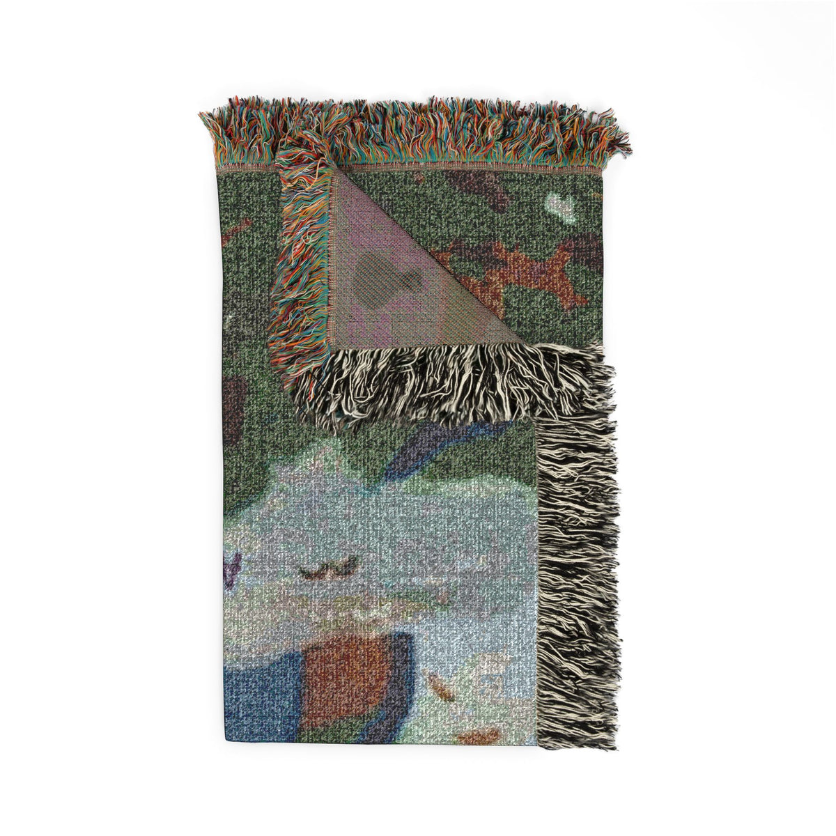 God Art by JL woven blanket : Give God A New Chance