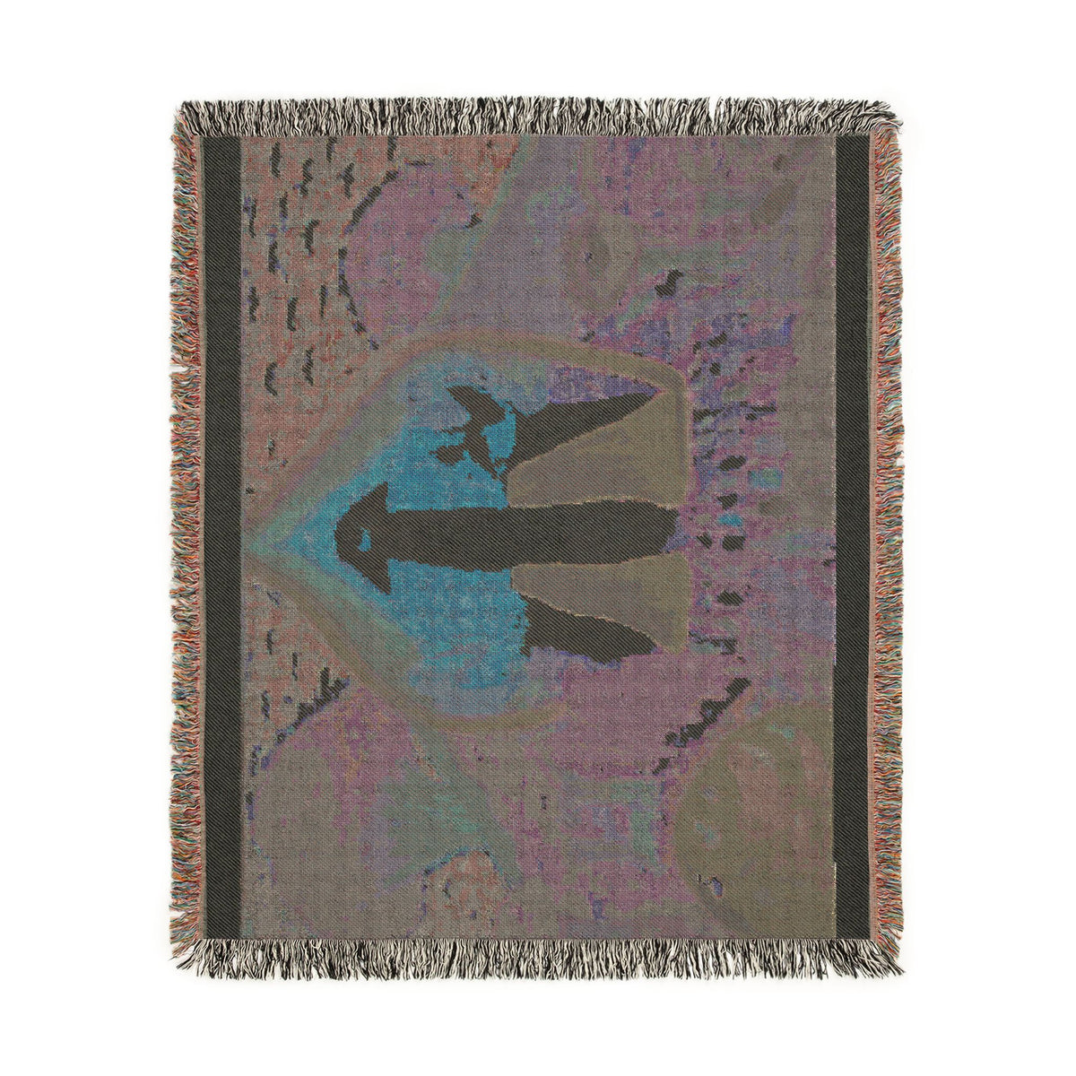 God Art by JL woven blanket : God at The Garden of Edin