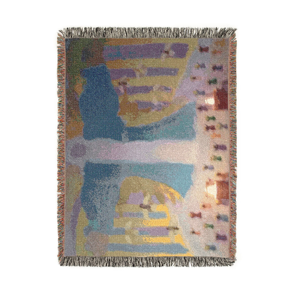 God Art by JL woven blanket : Open thy Gates Oh Lord