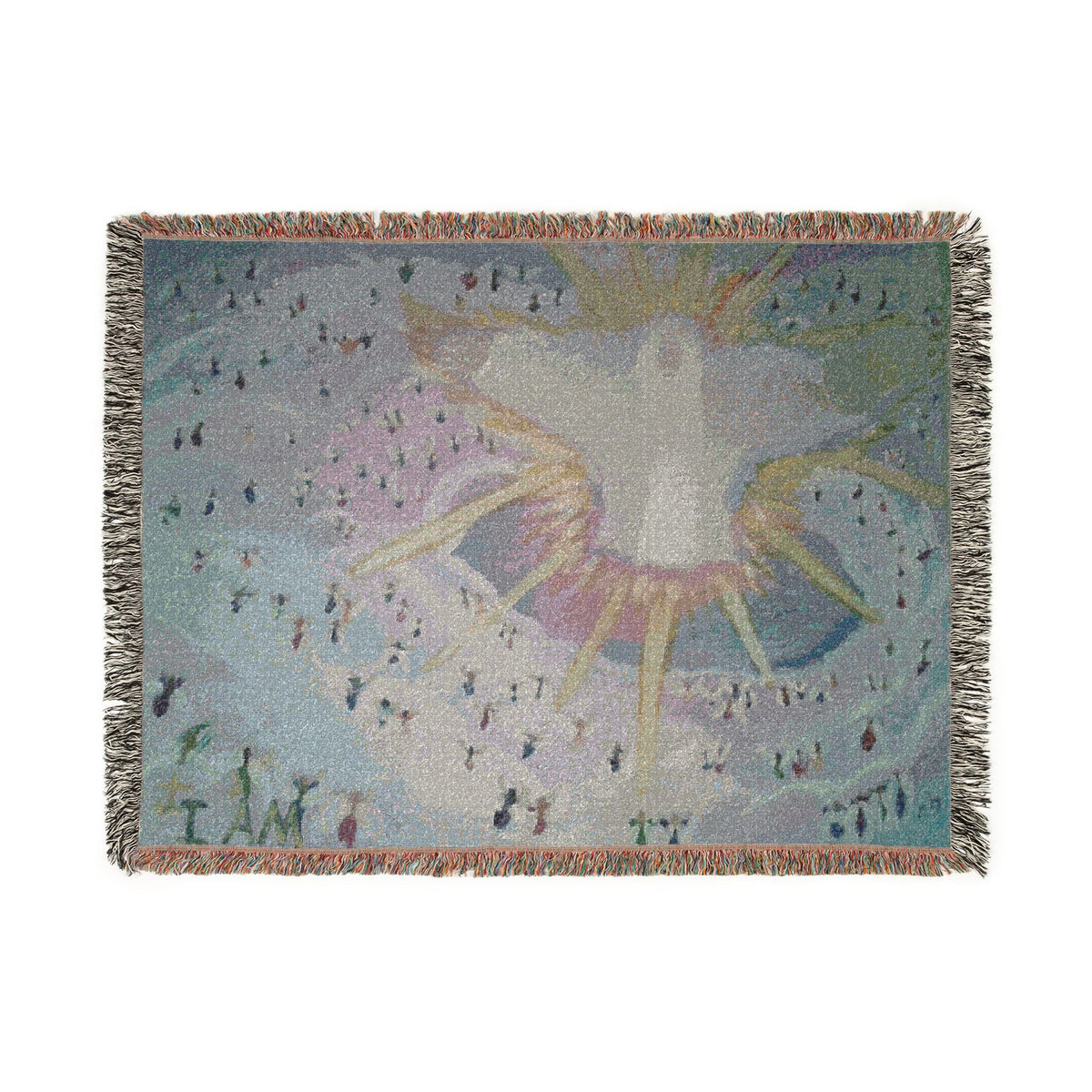 God Art by JL woven blanket : The Great I AM!