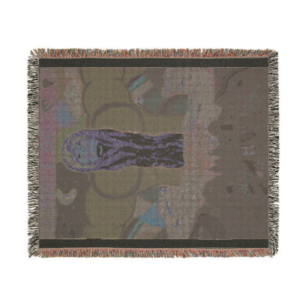 God Art by JL woven blanket : Give God A New Chance