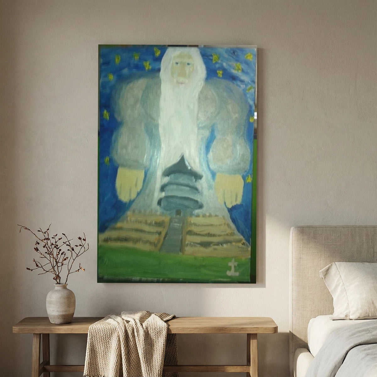 Paper Print art of JL : God at the Temple of Heaven