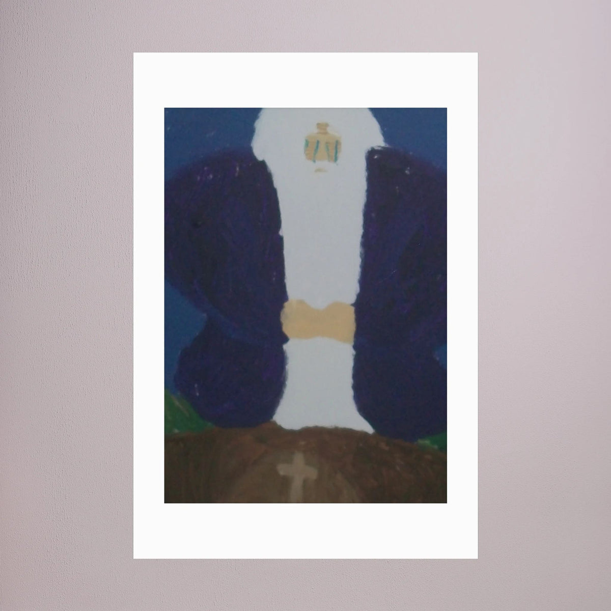 Paper Print art of JL : at first word of the cross